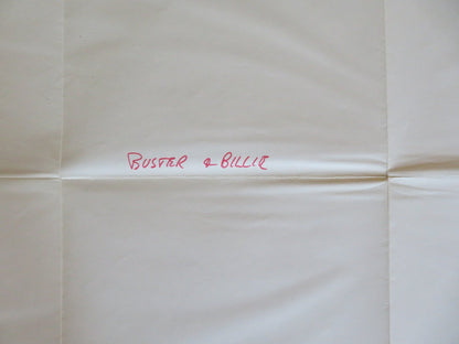 BUSTER AND BILLIE FOLDED US ONE SHEET POSTER J. M. VINCENT ROBERT ENGLUND 1974 Rendezvous Cinema Movie posters