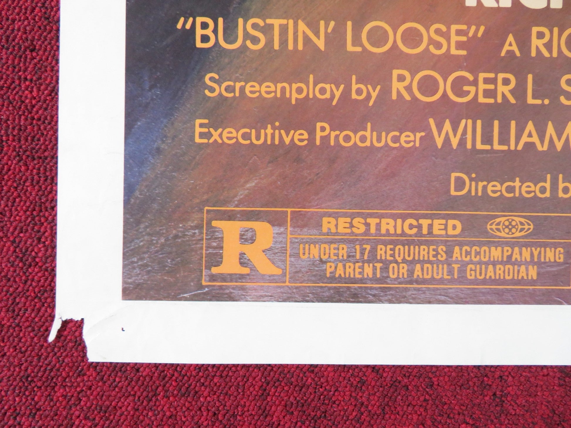 BUSTIN' LOOSE FOLDED US ONE SHEET POSTER RICHARD PRYOR CICELY TYSON 1981 Rendezvous Cinema Movie posters