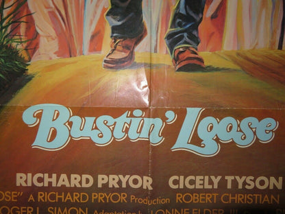 BUSTIN' LOOSE US ONE SHEET POSTER CICELY TYSON 1981 Rendezvous Cinema Movie posters