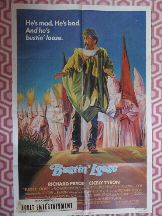 BUSTIN' LOOSE US ONE SHEET POSTER CICELY TYSON 1981 Rendezvous Cinema Movie posters