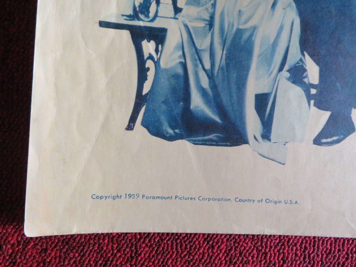 BUT NOT FOR ME US HALF SHEET (22"x 28") POSTER CLARK GABLE CARROLL BAKER 1959 Movie posters