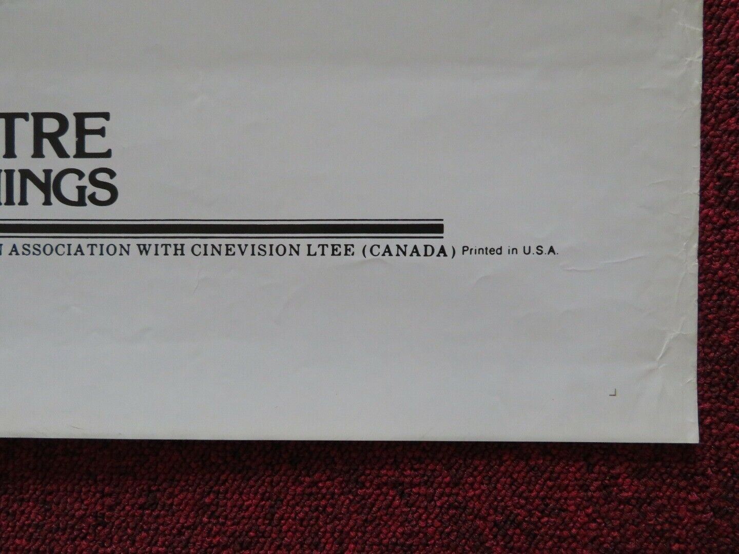 BUTLEY FOLDED US ONE SHEET POSTER JESSICA TANDY 1974 Movie posters