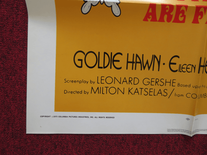 BUTTERFLIES ARE FREE - STYLE B FOLDED US ONE SHEET POSTER GOLDIE HAWN 1973 Rendezvous Cinema Movie posters