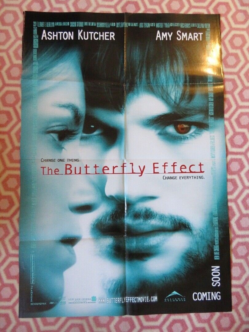 BUTTERFLY EFFECT FOLDED US ONE SHEET POSTER ASHTON KUTCHER AMY SMART 2004 Movie posters