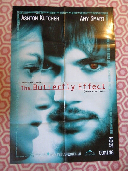 BUTTERFLY EFFECT FOLDED US ONE SHEET POSTER ASHTON KUTCHER AMY SMART 2004 Movie posters