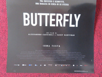 BUTTERFLY ITALIAN LOCANDINA (26.5"x12.5") POSTER ALESSANDRO CASSIGOL 2018 Movie posters