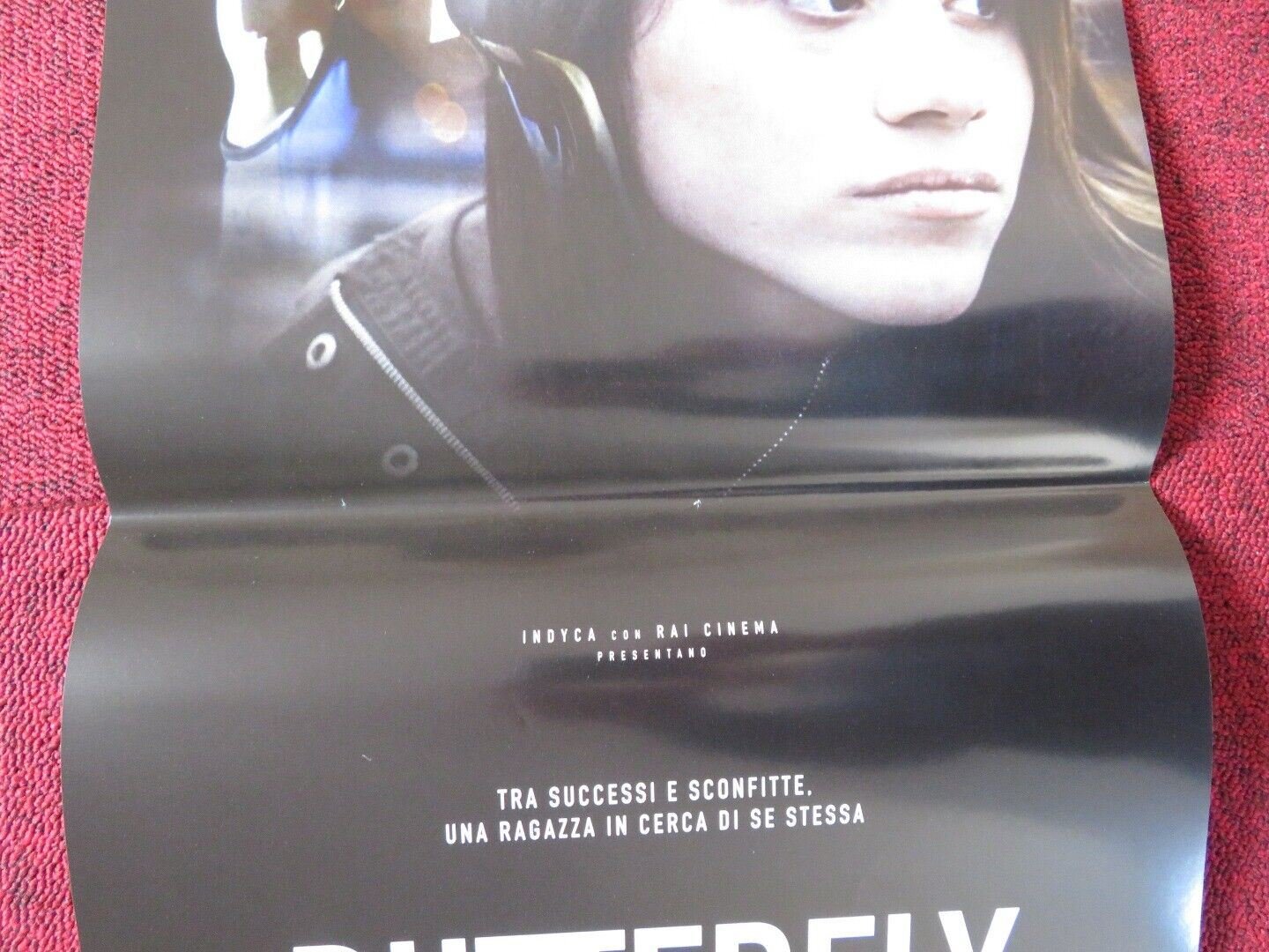 BUTTERFLY ITALIAN LOCANDINA (26.5"x12.5") POSTER ALESSANDRO CASSIGOL 2018 Movie posters
