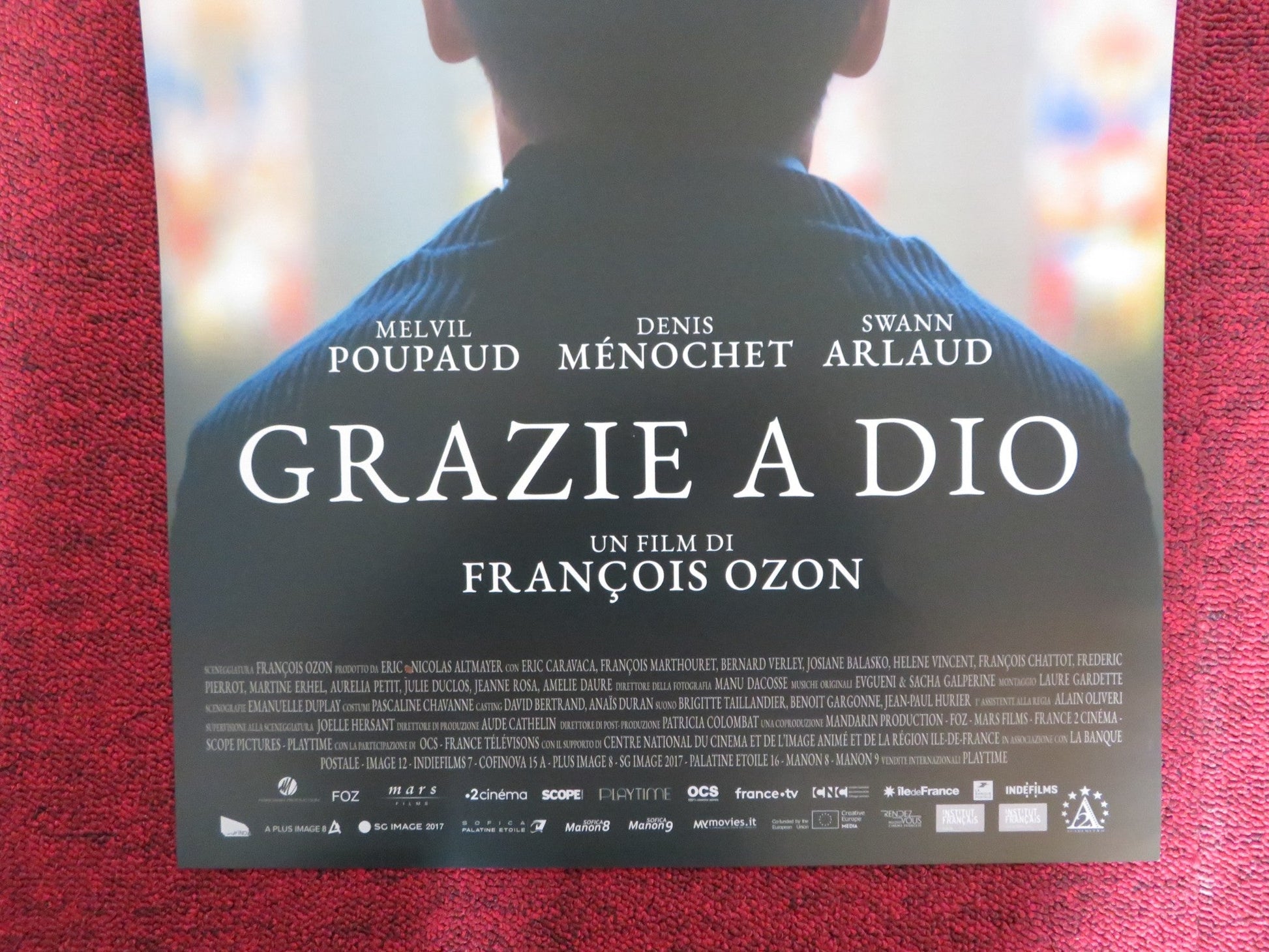 BY THE GRACE OF GOD ITALIAN LOCANDINA POSTER MELVIL POUPAUD DENIS MENOCHET 2018 Rendezvous Cinema Movie posters