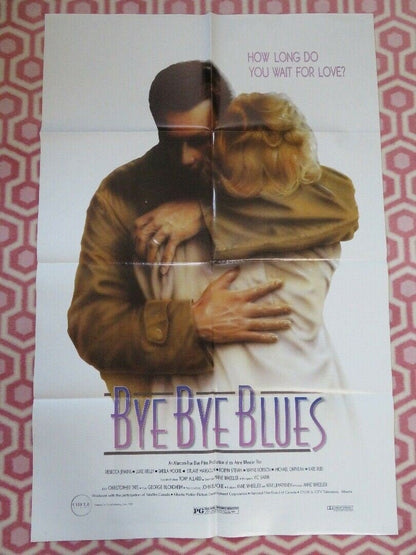 BYE BYE BLUES FOLDED US ONE SHEET POSTER REBECCA JENKINS LUKE REILLY 1990 Movie posters
