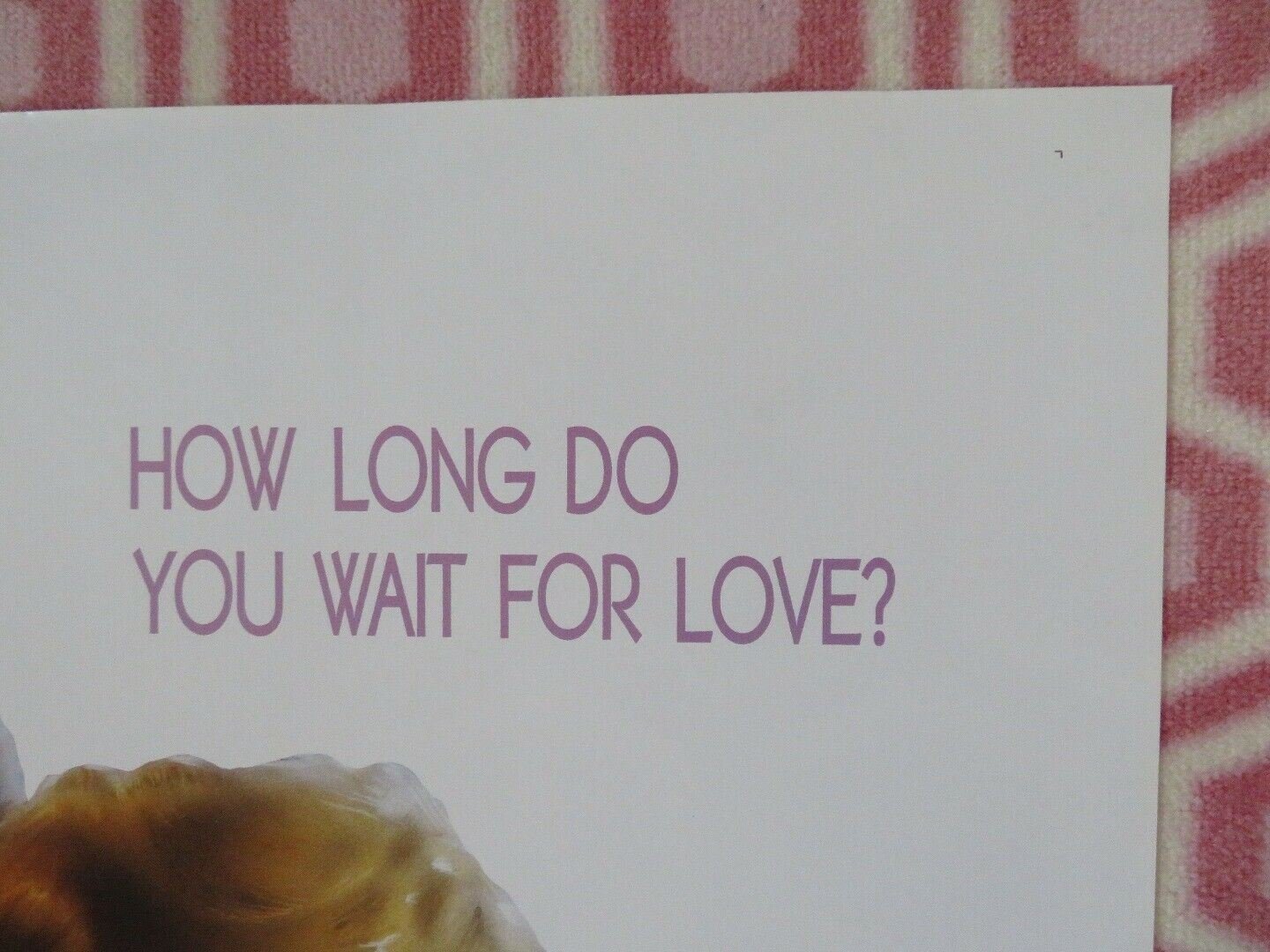 BYE BYE BLUES FOLDED US ONE SHEET POSTER REBECCA JENKINS LUKE REILLY 1990 Movie posters