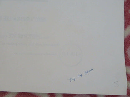 BYE BYE BLUES FOLDED US ONE SHEET POSTER REBECCA JENKINS LUKE REILLY 1990 Movie posters