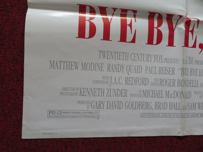 BYE BYE, LOVE - VERSION A FOLDED US ONE SHEET POSTER MATTHEW MODINE QUAID 1995 Movie posters