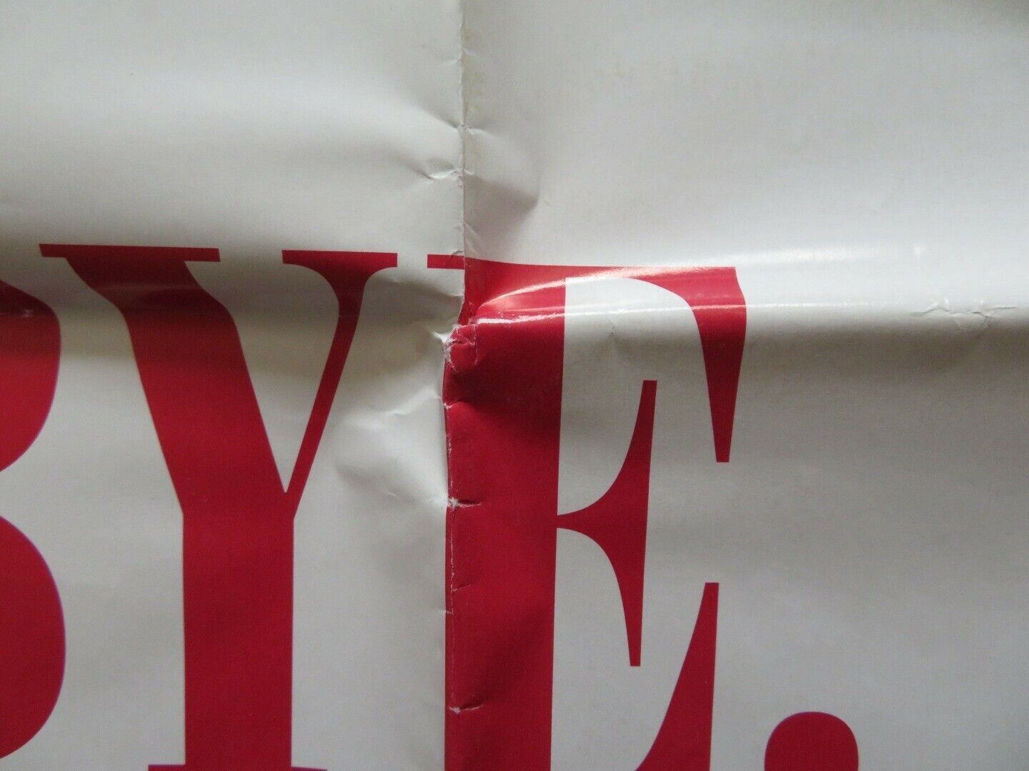 BYE BYE, LOVE - VERSION A FOLDED US ONE SHEET POSTER MATTHEW MODINE QUAID 1995 Movie posters