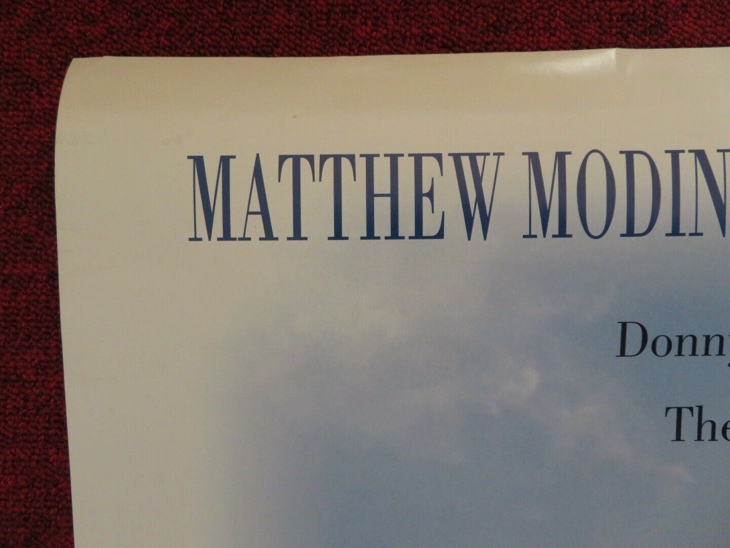 BYE BYE LOVE - VERSION A US ONE SHEET ROLLED POSTER MATTHEW MODINE 1995 Movie posters