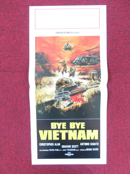 BYE BYE VIETNAM ITALIAN LOCANDINA POSTER CHRISTOPHER ALAN ANTONIO SABATO 1988 Rendezvous Cinema Movie posters