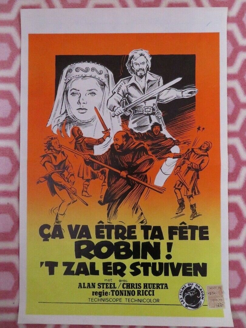 CA VA ETRE TA FETE ROBIN! BELGIUM (21"x 14") POSTER ALAN STEEL CHRIS HUERTA Movie posters