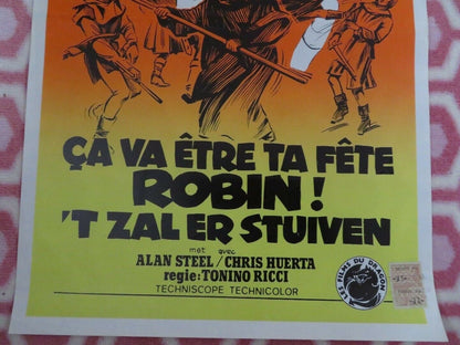 CA VA ETRE TA FETE ROBIN! BELGIUM (21"x 14") POSTER ALAN STEEL CHRIS HUERTA Movie posters