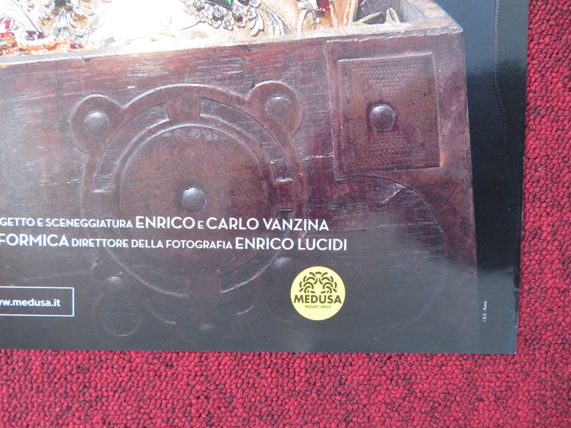 CACCIA AL TESORO ITALIAN FOGLIO POSTER VINCENZO SALEMME CARLO BUCCIROSSO 2017 Rendezvous Cinema Movie posters