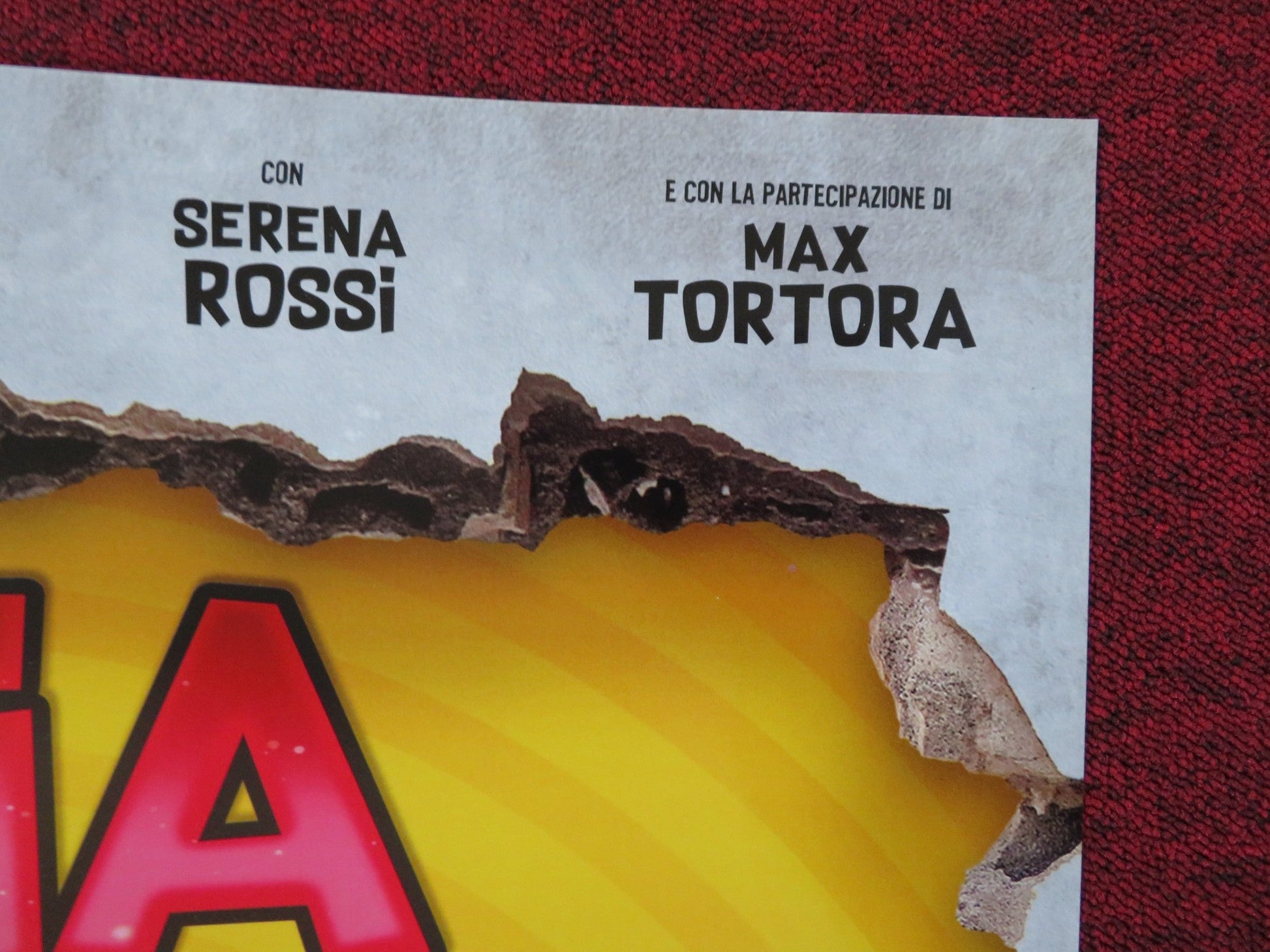 CACCIA AL TESORO ITALIAN FOGLIO POSTER VINCENZO SALEMME CARLO BUCCIROSSO 2017 Rendezvous Cinema Movie posters