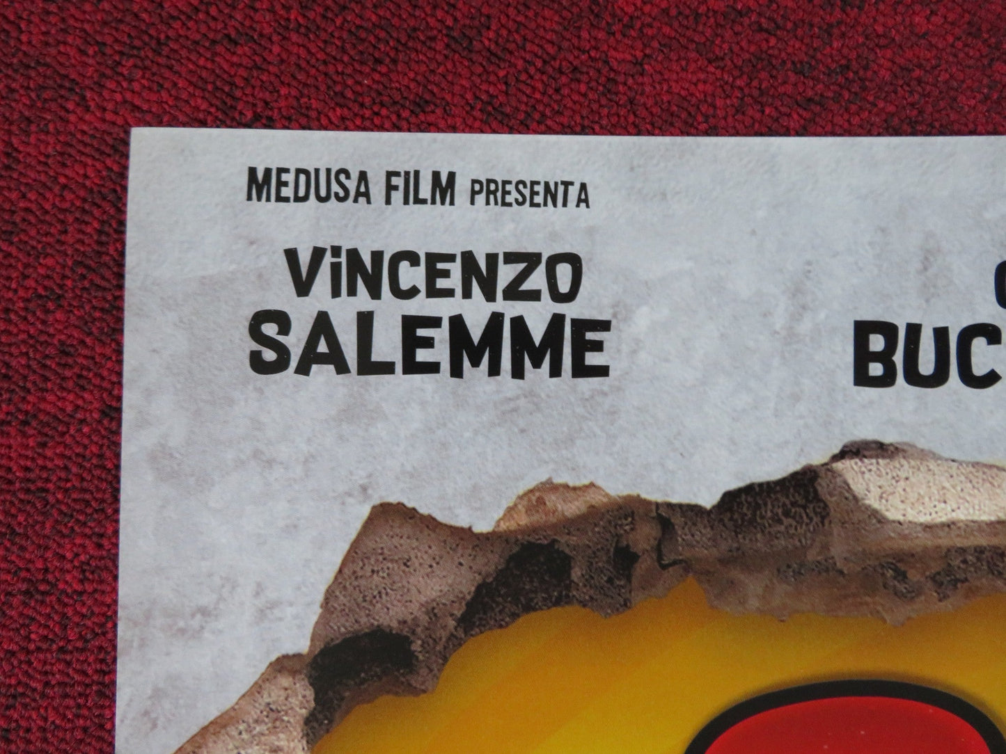 CACCIA AL TESORO ITALIAN FOGLIO POSTER VINCENZO SALEMME CARLO BUCCIROSSO 2017 Rendezvous Cinema Movie posters