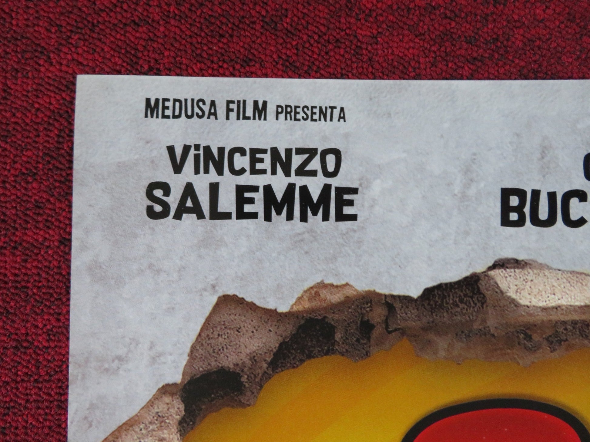 CACCIA AL TESORO ITALIAN FOGLIO POSTER VINCENZO SALEMME CARLO BUCCIROSSO 2017 Rendezvous Cinema Movie posters