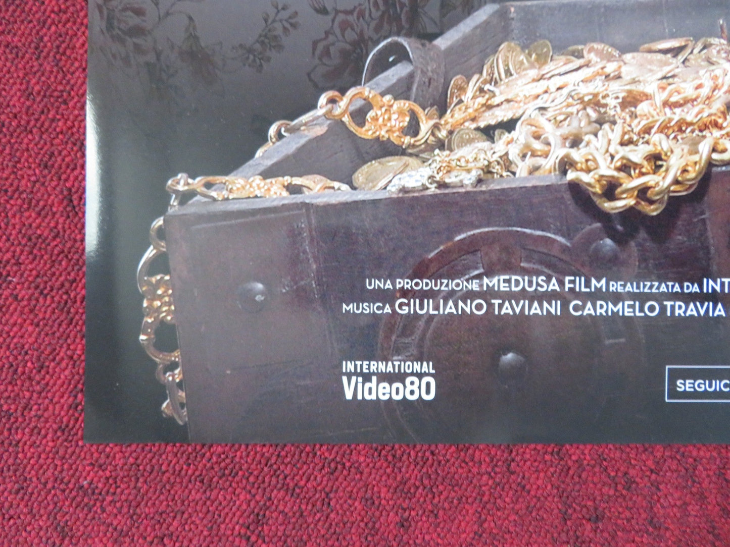 CACCIA AL TESORO ITALIAN FOGLIO POSTER VINCENZO SALEMME CARLO BUCCIROSSO 2017 Rendezvous Cinema Movie posters