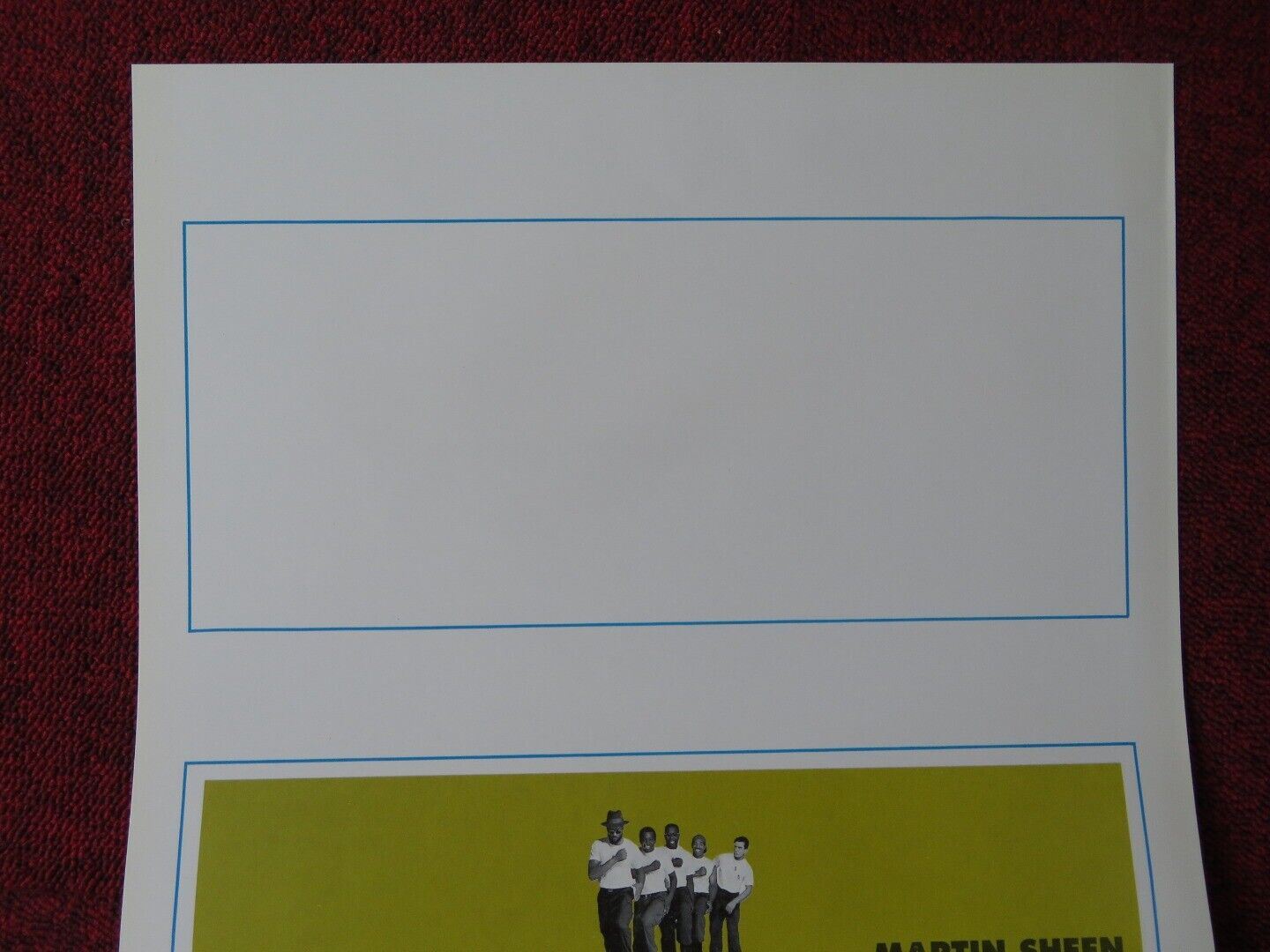 CADENCE ITALIAN LOCANDINA (27.5"x13") POSTER CHARLIE SHEEN MARTIN SHEEN 1991 Movie posters