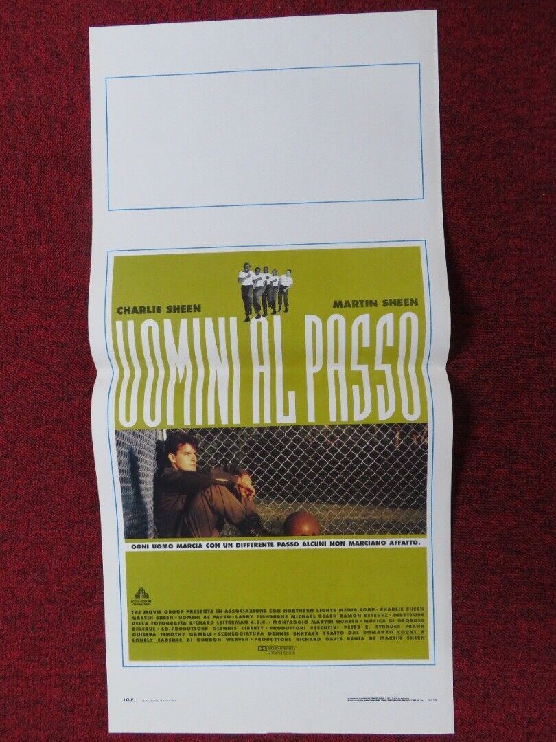 CADENCE ITALIAN LOCANDINA (27.5"x13") POSTER CHARLIE SHEEN MARTIN SHEEN 1991 Movie posters
