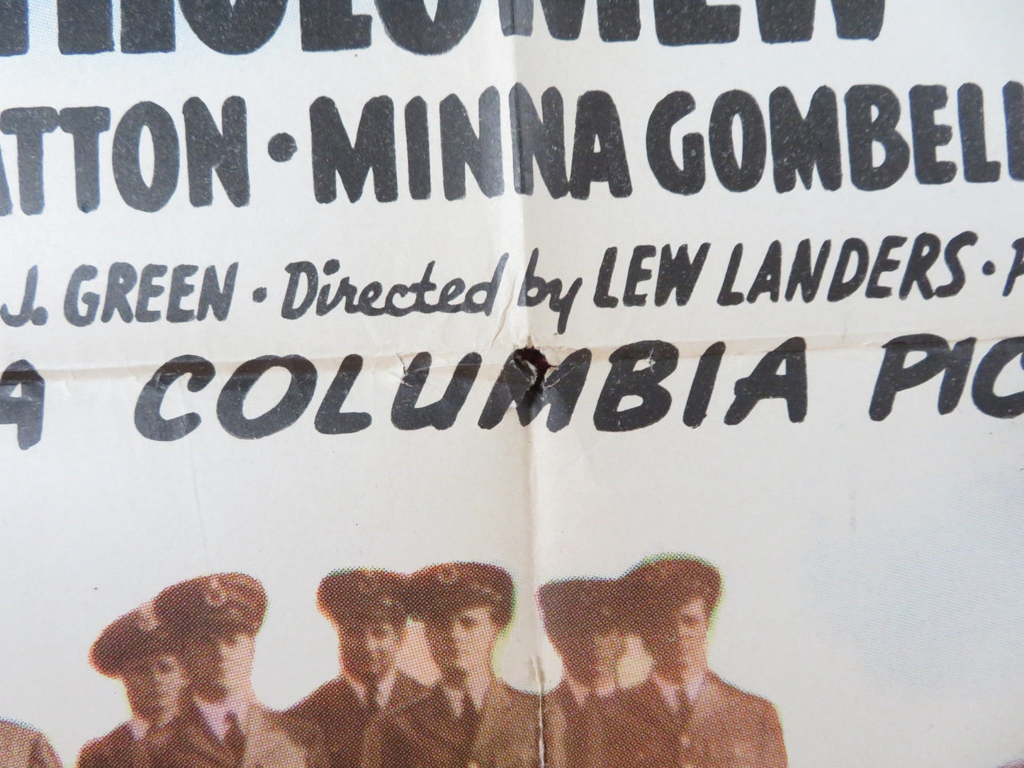 CADETS ON PARADE FOLDED US ONE SHEET POSTER FREDDIE BARTHOLOMEW JIMMY LYDON 1942 Rendezvous Cinema Movie posters