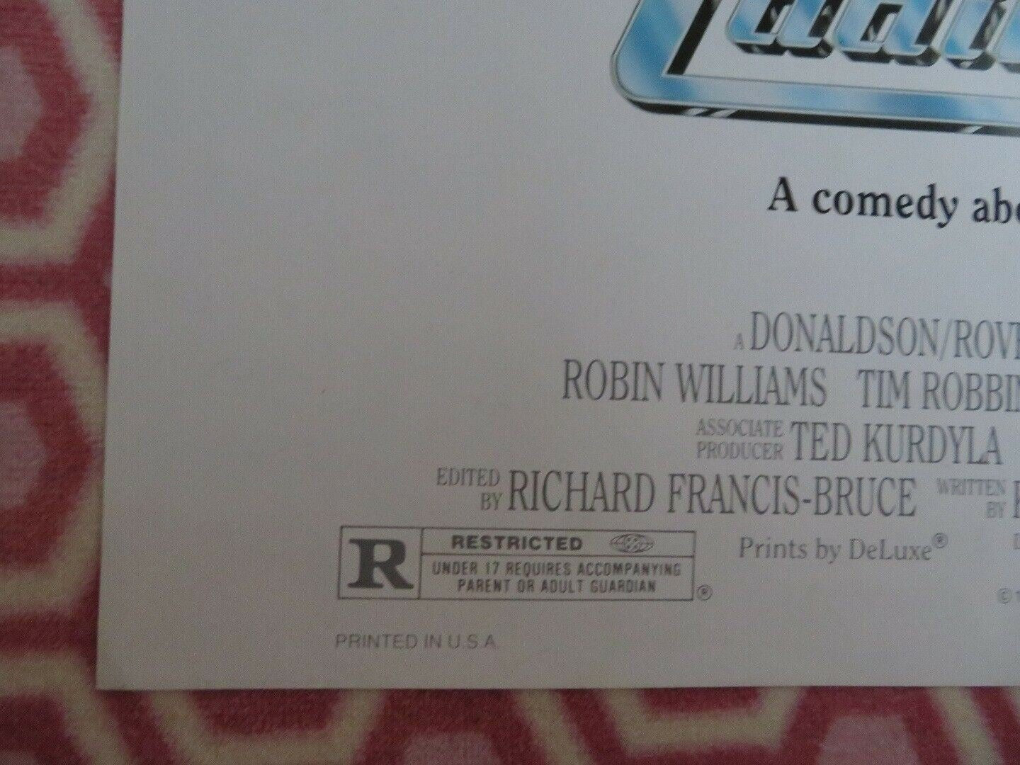 CADILLAC MAN US ONE SHEET POSTER ROBIN WILLIAMS TIM ROBBINS 1990 Movie posters