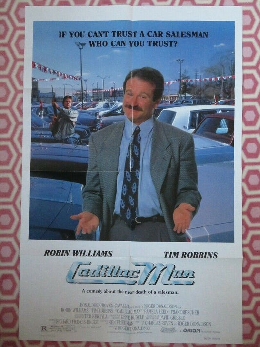 CADILLAC MAN US ONE SHEET POSTER ROBIN WILLIAMS TIM ROBBINS 1990 Movie posters