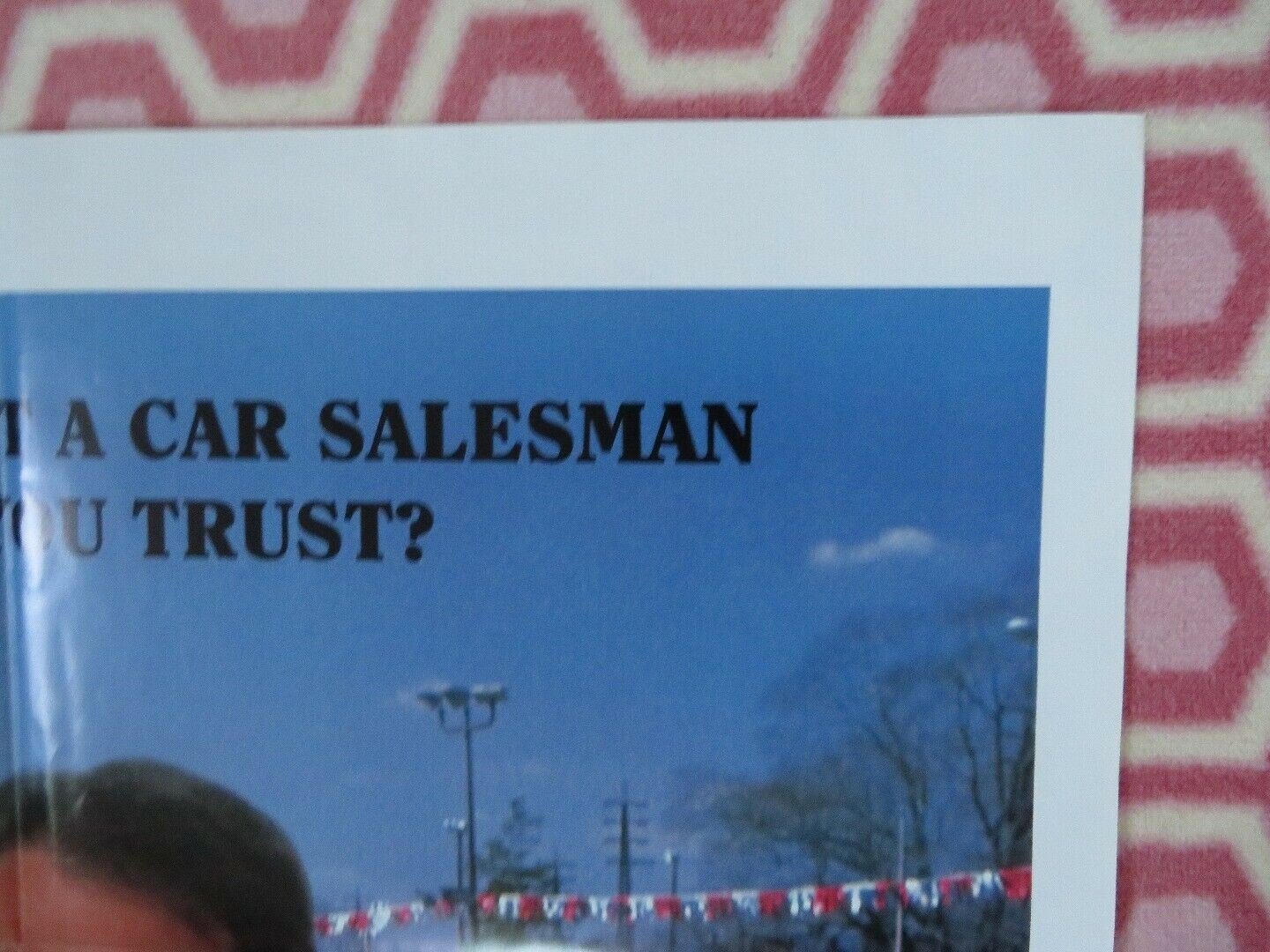 CADILLAC MAN US ONE SHEET POSTER ROBIN WILLIAMS TIM ROBBINS 1990 Movie posters