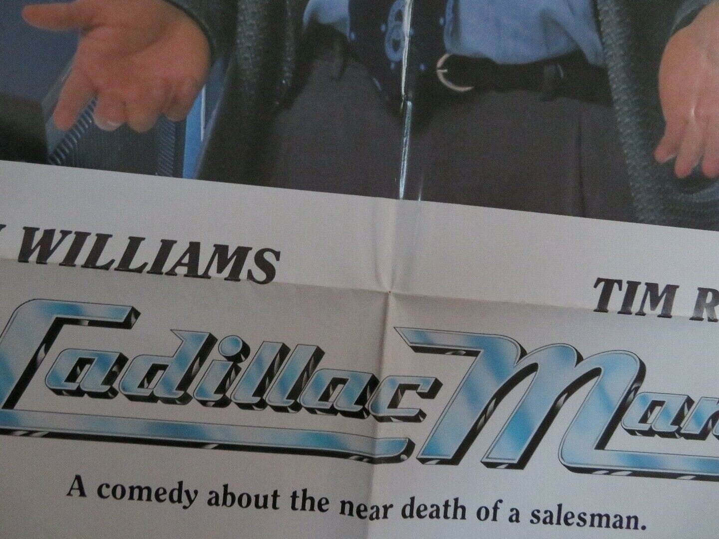 CADILLAC MAN US ONE SHEET POSTER ROBIN WILLIAMS TIM ROBBINS 1990 Movie posters