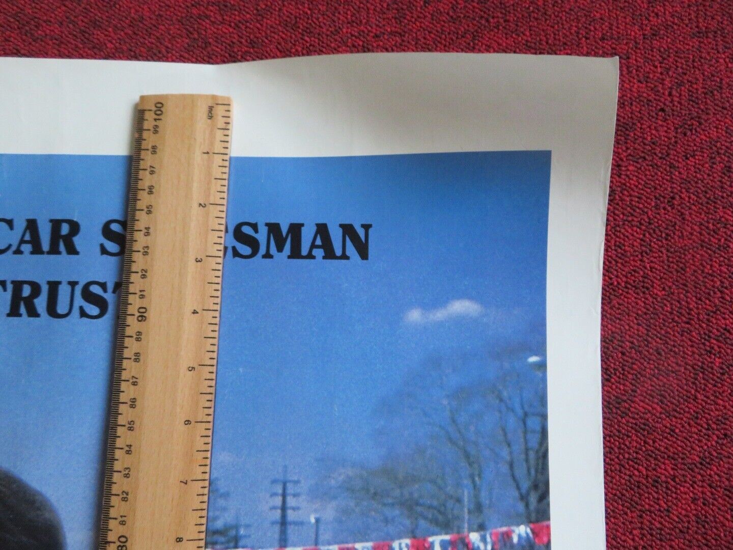 CADILLAC MAN US ONE SHEET ROLLED POSTER ROBIN WILLIAMS TIM ROBBINS 1990 Movie posters
