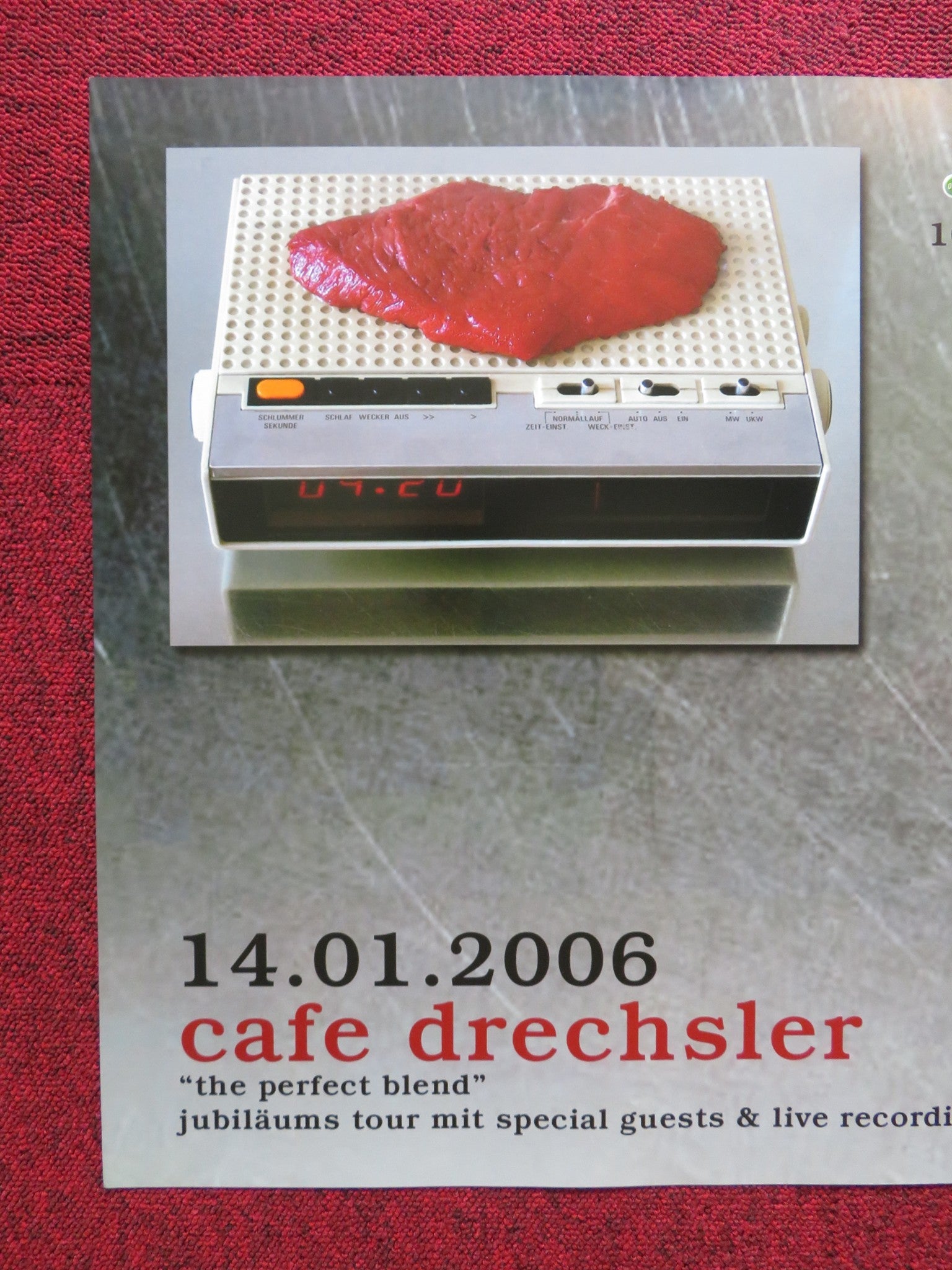 CAFE DRECHSLER RADIO SNACKS GERMAN MUSIC PROMO ALBUM / TOUR POSTER 2006 Rendezvous Cinema Movie posters
