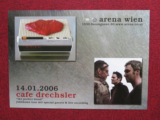 CAFE DRECHSLER RADIO SNACKS GERMAN MUSIC PROMO ALBUM / TOUR POSTER 2006 Rendezvous Cinema Movie posters