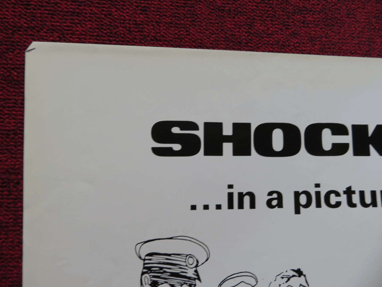 CAGED MEN FOLDED US ONE SHEET POSTER ROSS STEPHANSON MAUREEN MCGILL 1971 Rendezvous Cinema Movie posters