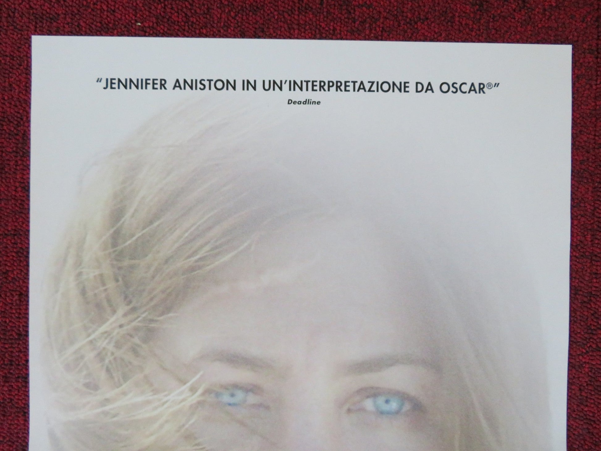 CAKE ITALIAN LOCANDINA POSTER JENNIFER ANISTON 2014 Rendezvous Cinema Movie posters