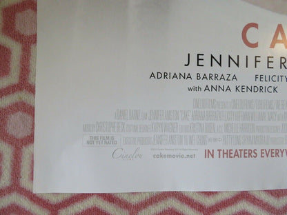 CAKE US ONE SHEET ROLLED POSTER JENNIFER ANISTON ANNA KENDRICK 2014 Movie posters