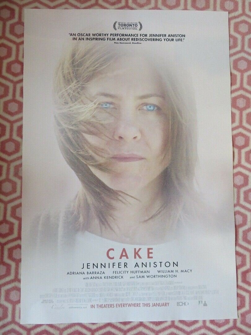 CAKE US ONE SHEET ROLLED POSTER JENNIFER ANISTON ANNA KENDRICK 2014 Movie posters