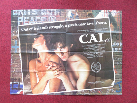 CAL UK QUAD POSTER FOLDED HELEN MIRREN JOHN LYNCH 1984 Rendezvous Cinema Movie posters