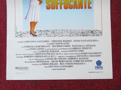 CALDO SOFFOCANTE ITALIAN LOCANDINA POSTER CHRISTINE BOISSON FANTASTICHINI 1991 Rendezvous Cinema Movie posters