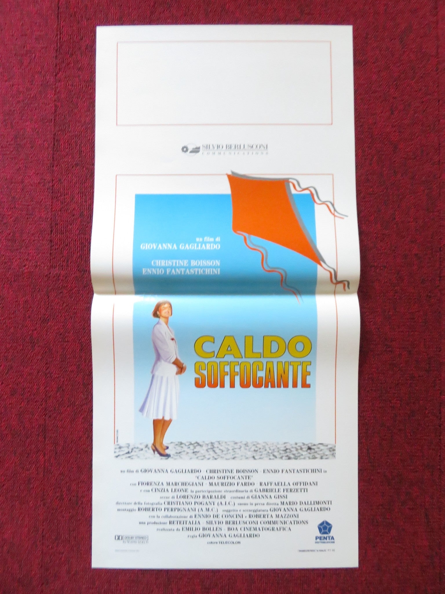 CALDO SOFFOCANTE ITALIAN LOCANDINA POSTER CHRISTINE BOISSON FANTASTICHINI 1991 Rendezvous Cinema Movie posters