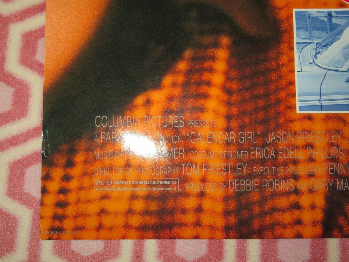 CALENDAR GIRL US ONE SHEET ROLLED POSTER JASON PRIESTLEY 1993 Movie posters