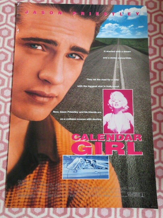 CALENDAR GIRL US ONE SHEET ROLLED POSTER JASON PRIESTLEY 1993 Movie posters