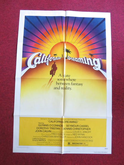 CALIFORNIA DREAMING - STYLE B FOLDED US ONE SHEET POSTER GLYNNIS O'CONNOR 1979 Rendezvous Cinema Movie posters