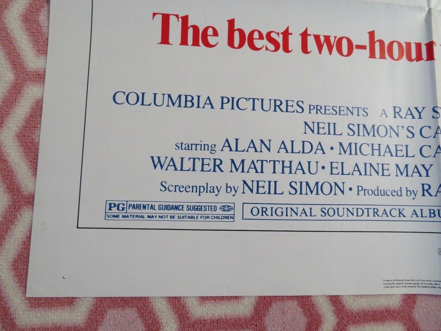 CALIFORNIA SUITE US ONE SHEET POSTER ALDA MICHAEL CAINE 1978 Movie posters