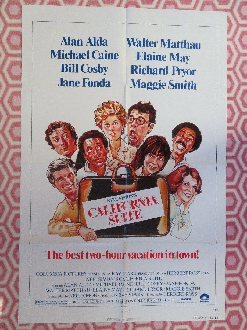 CALIFORNIA SUITE US ONE SHEET POSTER ALDA MICHAEL CAINE 1978 Movie posters
