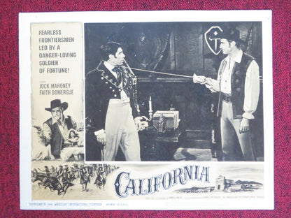 CALIFORNIA US LOBBY CARD FULL SET JOCK MAHONEY FAITH DOMERGUE 1963 Rendezvous Cinema Movie posters