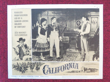 CALIFORNIA US LOBBY CARD FULL SET JOCK MAHONEY FAITH DOMERGUE 1963 Rendezvous Cinema Movie posters